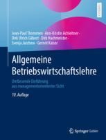 cover: Allgemeine Betriebswirtschaftslehre