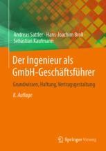 cover: Der Ingenieur als GmbH-Geschäftsführer