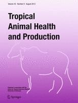 Journal cover: Tropical Animal Health and Production