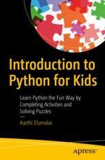 Front cover of Introduction to Python for Kids 
