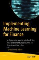Front cover of Implementing Machine Learning for Finance