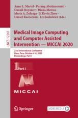 Book cover: Medical Image Computing and Computer Assisted Intervention – MICCAI 2020