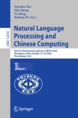 Book cover: Natural Language Processing and Chinese Computing