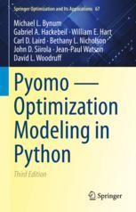 Book cover: Pyomo — Optimization Modeling in Python