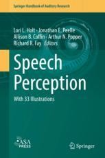 Book cover: Speech Perception