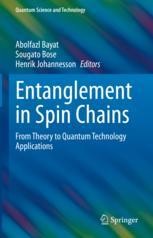 Book cover: Entanglement in Spin Chains