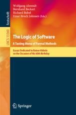 Book cover: The Logic of Software. A Tasting Menu of Formal Methods
