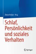 cover: Schlaf, Persönlichkeit und soziales Verhalten