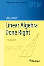 cover: Linear Algebra Done Right