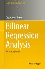 Book cover: Bilinear Regression Analysis