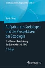 cover: Aufgaben des Soziologen und die Perspektiven der Soziologie