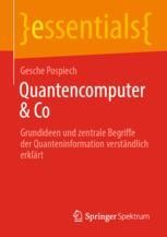 Book cover: Quantencomputer & Co