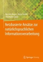 Book cover: Netzbasierte Ansätze zur natürlichsprachlichen Informationsverarbeitung