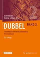 Book cover: Dubbel Taschenbuch für den Maschinenbau 2: Anwendungen