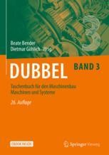 Book cover: Dubbel Taschenbuch für den Maschinenbau 3: Maschinen und Systeme