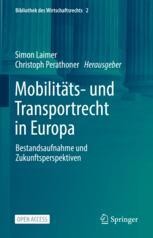 cover: Mobilitäts- und Transportrecht in Europa