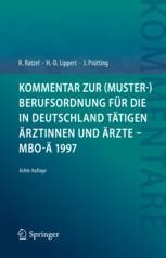 cover: Kommentar zur (Muster-)Berufsordnung für die in Deutschland tätigen Ärztinnen und Ärzte – MBO-Ä 1997