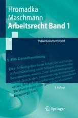 cover: Arbeitsrecht Band 1