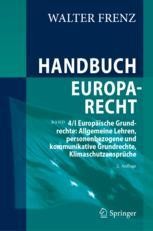 cover: Handbuch Europarecht