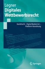 cover: Digitales Wettbewerbsrecht