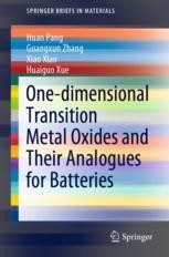Book cover: One-dimensional Transition Metal Oxides and Their Analogues for Batteries