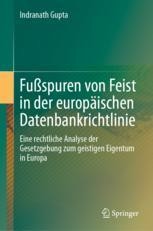 cover: Fußspuren von Feist in der europäischen Datenbankrichtlinie