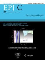 Journal cover: The European Physical Journal C