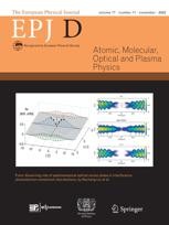 Journal cover: The European Physical Journal D
