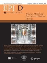 Journal cover: The European Physical Journal D