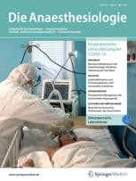 cover: Die Anaesthesiologie