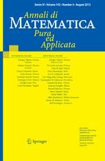Journal cover: Annali di Matematica Pura ed Applicata (1923 -)