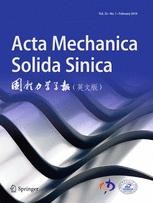 Journal cover: Acta Mechanica Solida Sinica