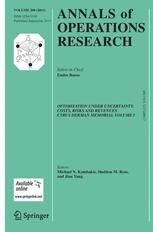 Journal cover: Annals of Operations Research
