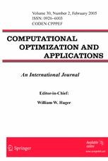 Journal cover: Computational Optimization and Applications