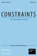 Journal cover: Constraints
