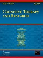 Journal cover: Cognitive Therapy and Research