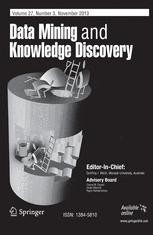 Journal cover: Data Mining and Knowledge Discovery