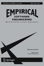 Journal cover: Empirical Software Engineering