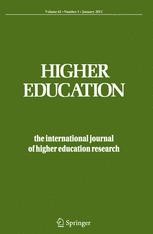 Journal cover: Higher Education