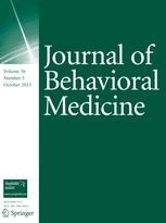 Journal cover: Journal of Behavioral Medicine