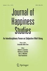 Journal cover: Journal of Happiness Studies