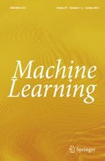 Journal cover: Machine Learning