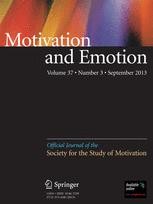 Journal cover: Motivation and Emotion