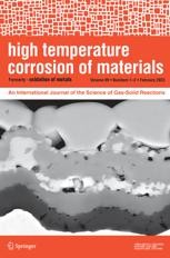 Journal cover: High Temperature Corrosion of Materials