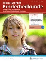 cover: Monatsschrift Kinderheilkunde