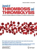 Journal cover: Journal of Thrombosis and Thrombolysis