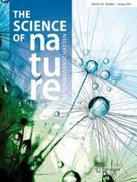 Journal cover: The Science of Nature