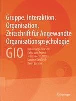 Journal cover: Gruppe. Interaktion. Organisation. Zeitschrift für Angewandte Organisationspsychologie (GIO)
