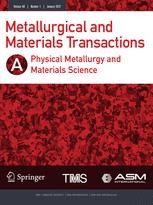 Journal cover: Metallurgical and Materials Transactions A