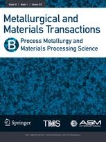 Journal cover: Metallurgical and Materials Transactions B